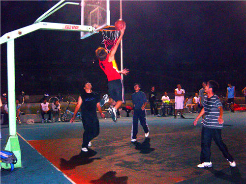 首届体育文化节三人制篮球赛